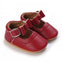 Baby Girls Mehroon Bow Buckle Comfortable Shoes SH7098A